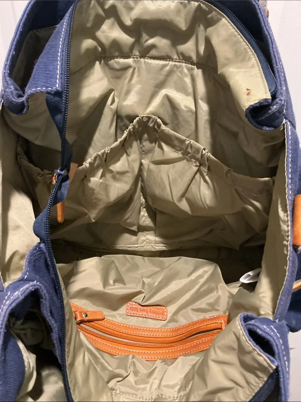 Pottery Barn Navy Classic Diaper Bag